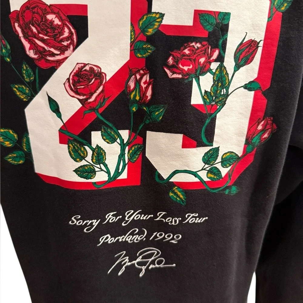 Air Jordan Pullover Hoodie XS Sorry For Your Loss Tour Portland 1992 Vintage